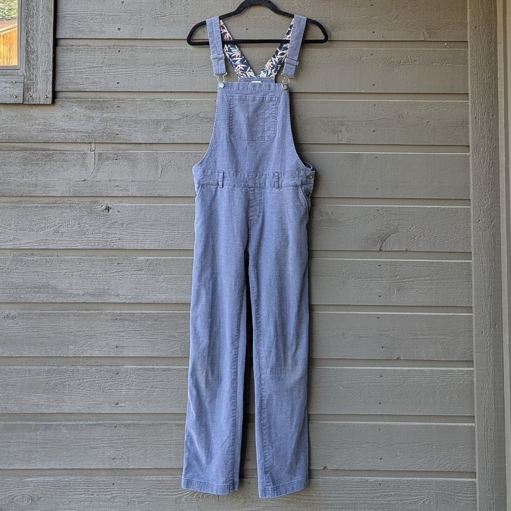 Bridge & Burn Blue Murray Overalls Stretch Canvas Size Medium